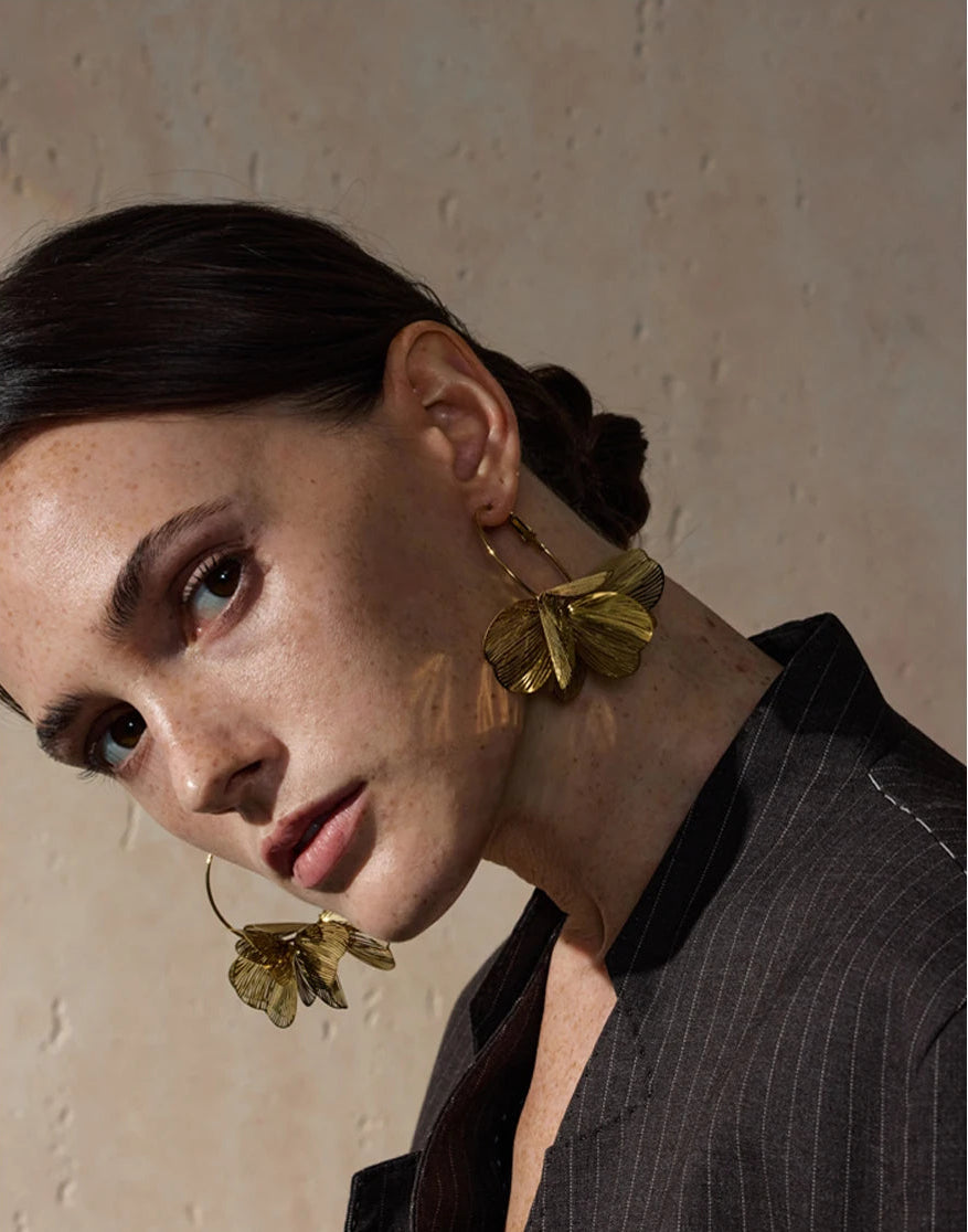 Flora Grande Luxe Hoops