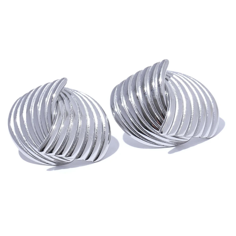 Golden Minimalist Geo Studs