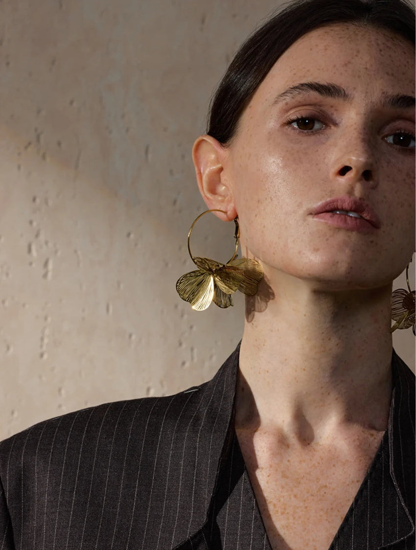 Flora Grande Luxe Hoops
