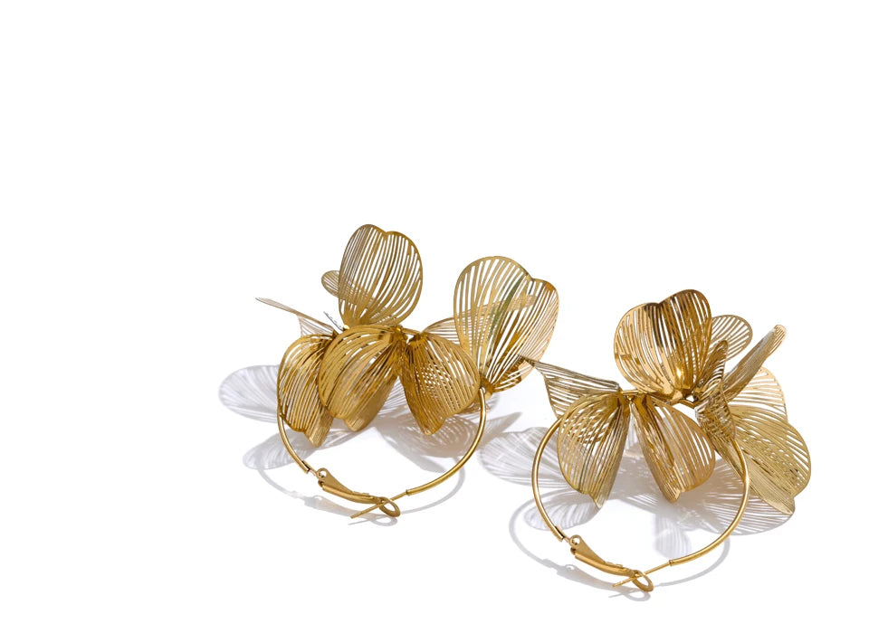 Flora Grande Luxe Hoops