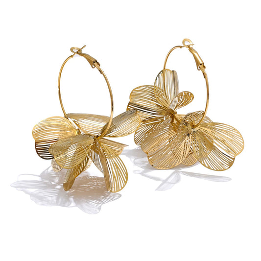 Flora Grande Luxe Hoops