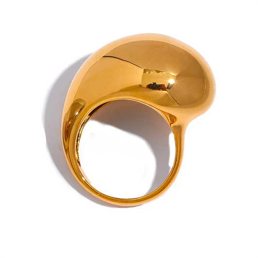 Negative Form Ring — Gold Finish