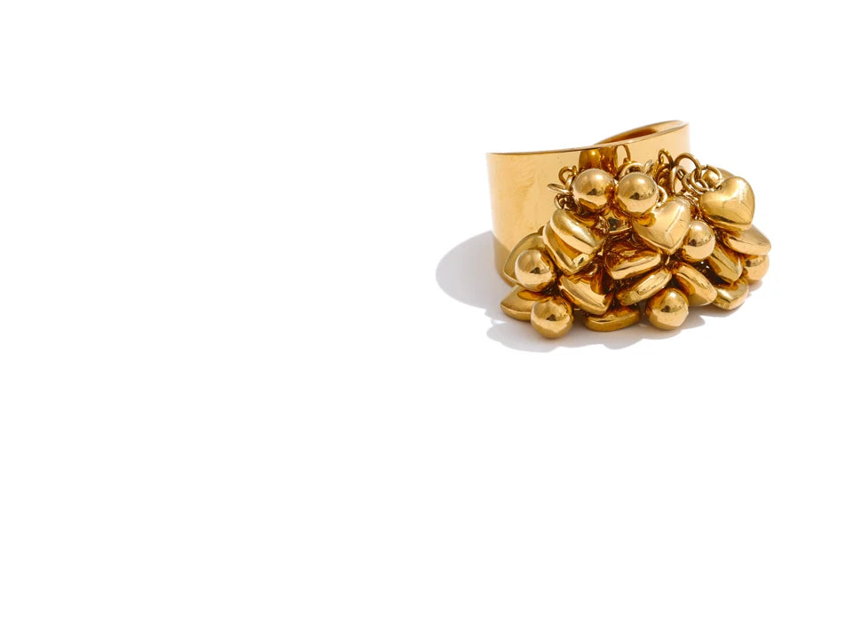 Éclat Heart Cluster Ring